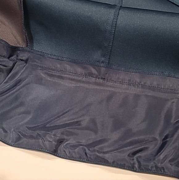 Positive Attitude Zip Front Faux Suede Crop Jacket Teal 14P - Picture 10 of 11